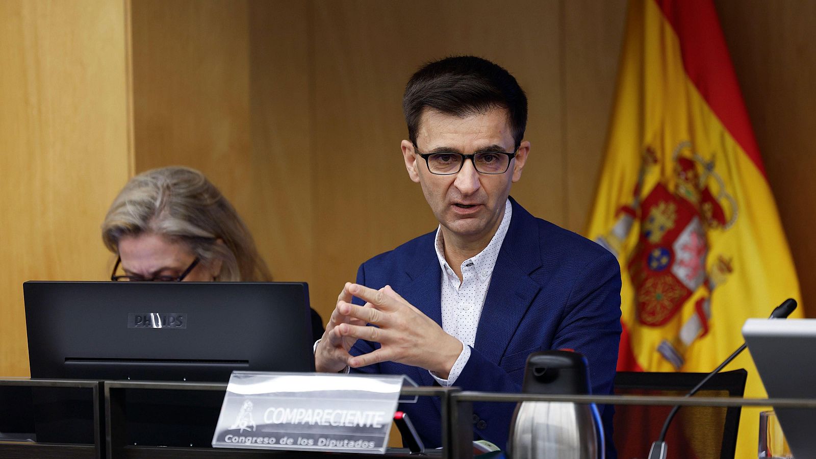 José Pablo López, este jueves en el Congreso