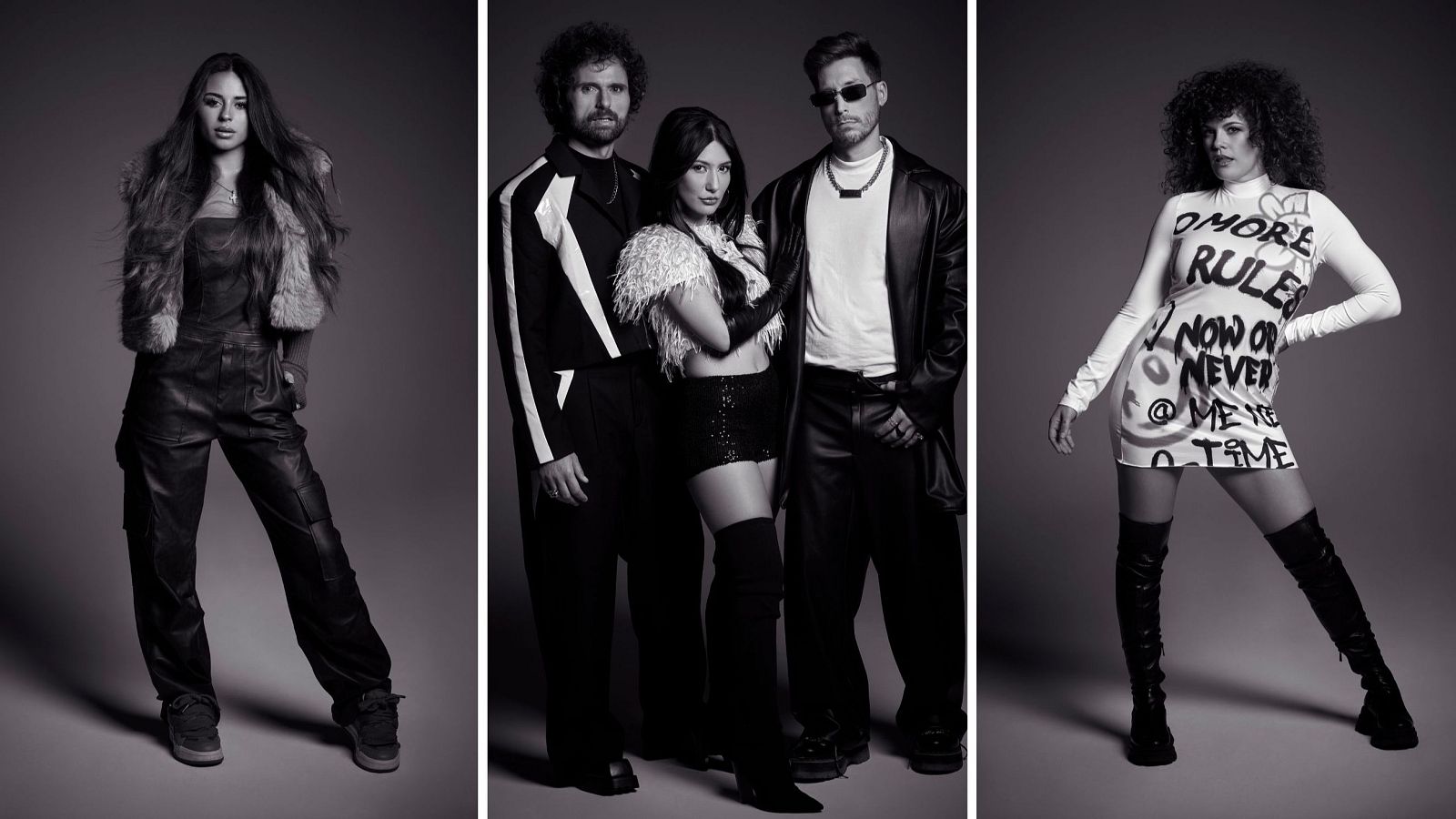 Daniela Blasco, K!NGDOM y Mel Ömana