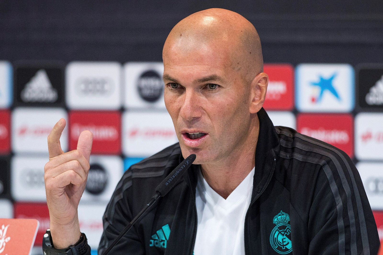 Zidane en rueda de prensa