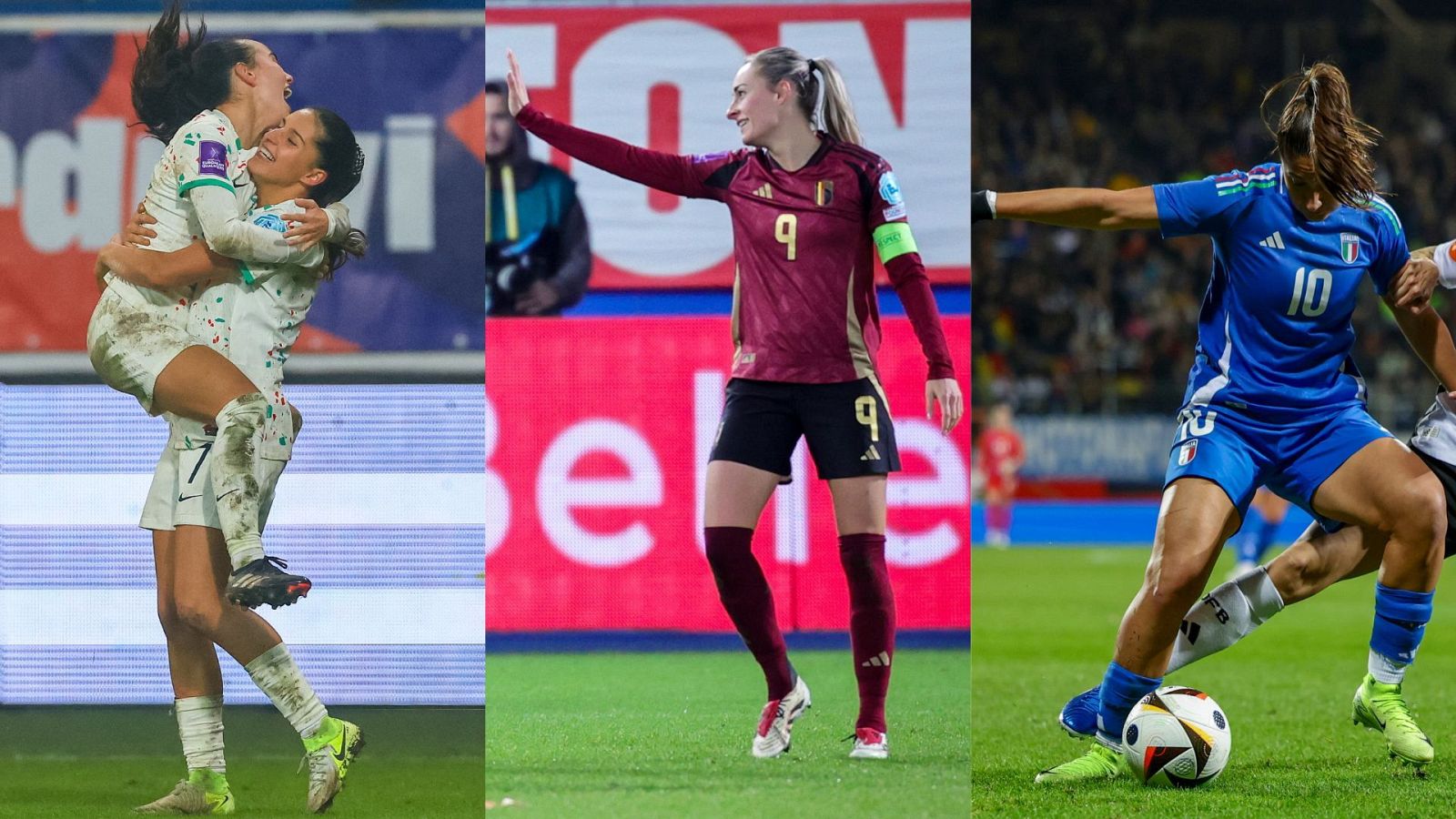 Eurocopa 2025: Portugal, Bélgica e Italia