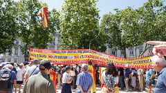 Jueces y fiscales se manifiestan en Madrid para pedir la retirada de las reformas judiciales del Gobierno