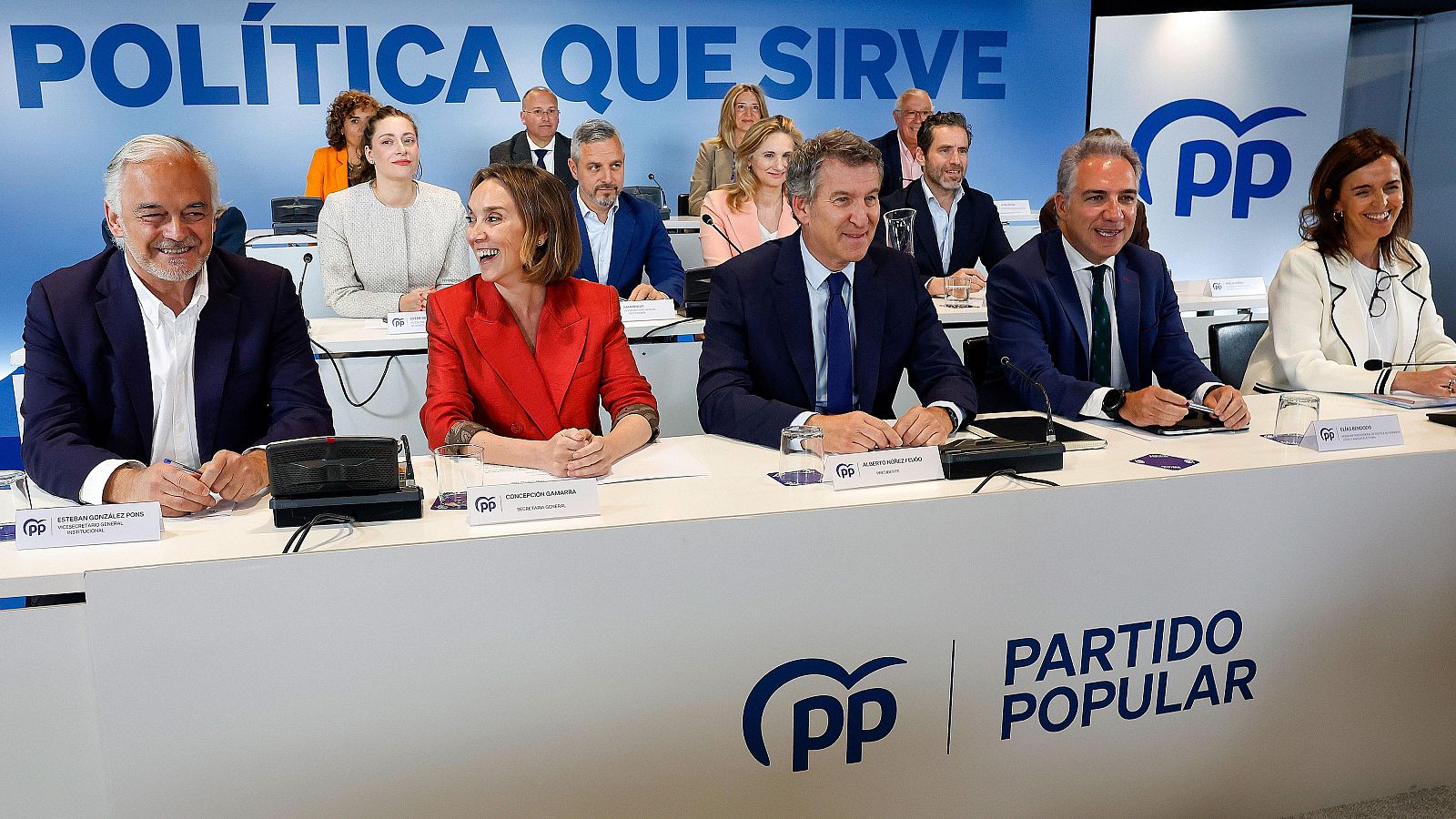 Reunión del Comité Ejecutivo Nacional del PP en el mes de mayo