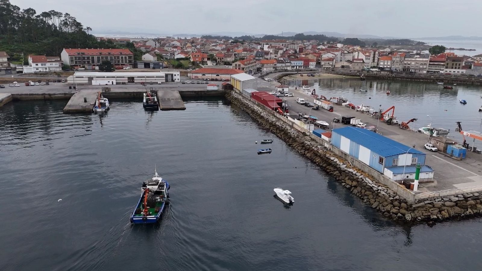 La Illa de Arousa (Pontevedra) es un importante centro de producción de mejillones.