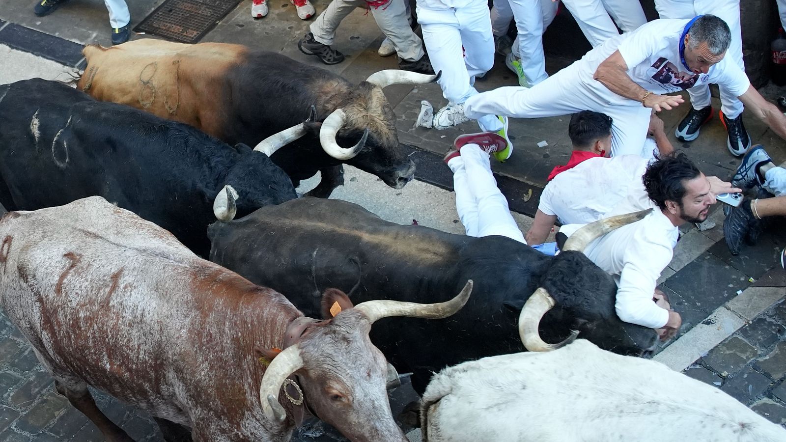 San Fermín 2025: La Palmosilla, séptimo encierro