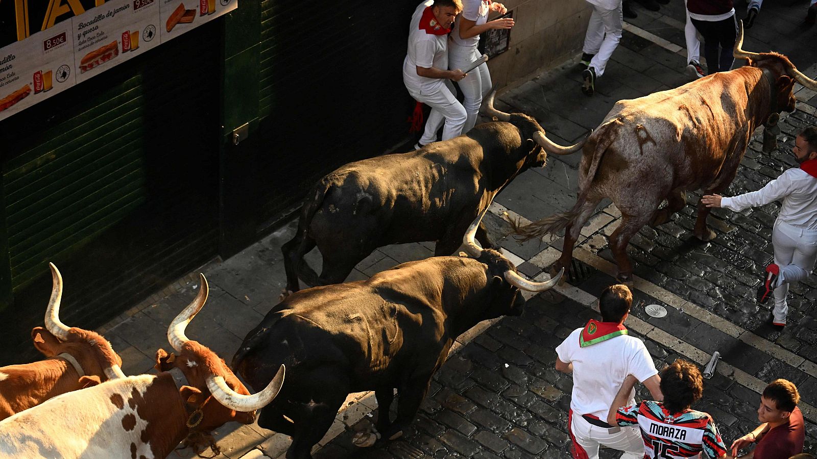 San Fermín 2025: octavo encierro con los toros de Miura, el más veloz