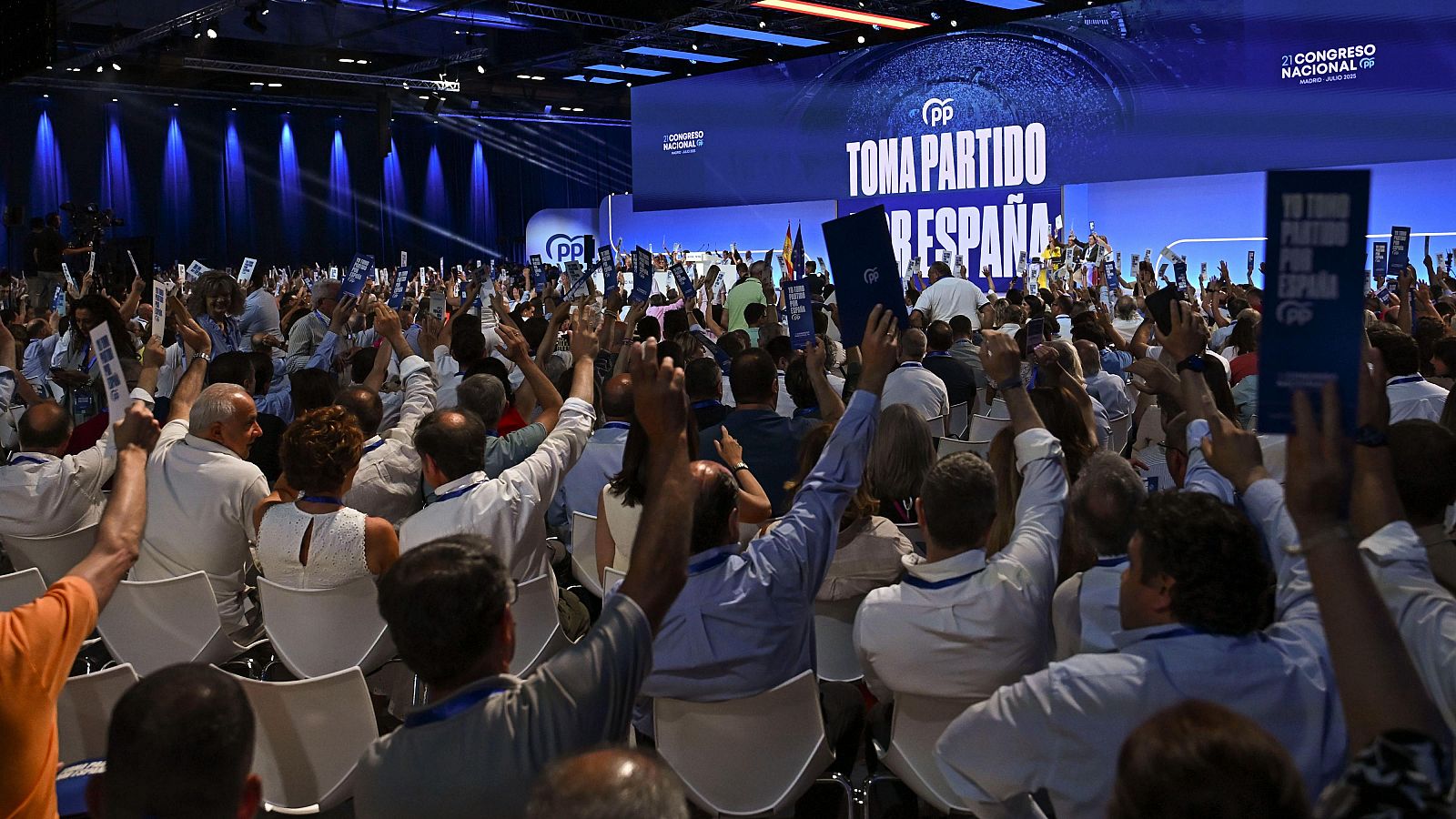 Vista general de la segunda jornada del Congreso del PP