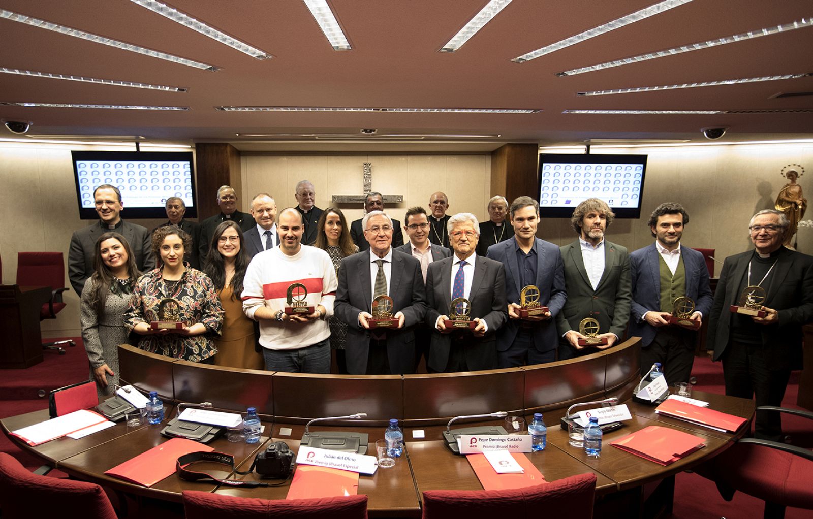 Foto de Familia en los Premios Bravo