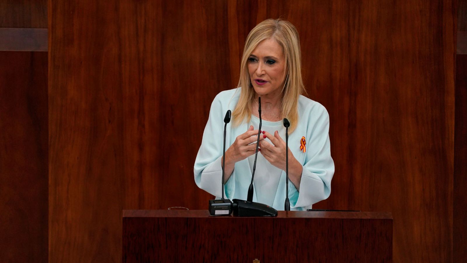 La presidenta de la Comunidad de Madrid, Cristina Cifuentes