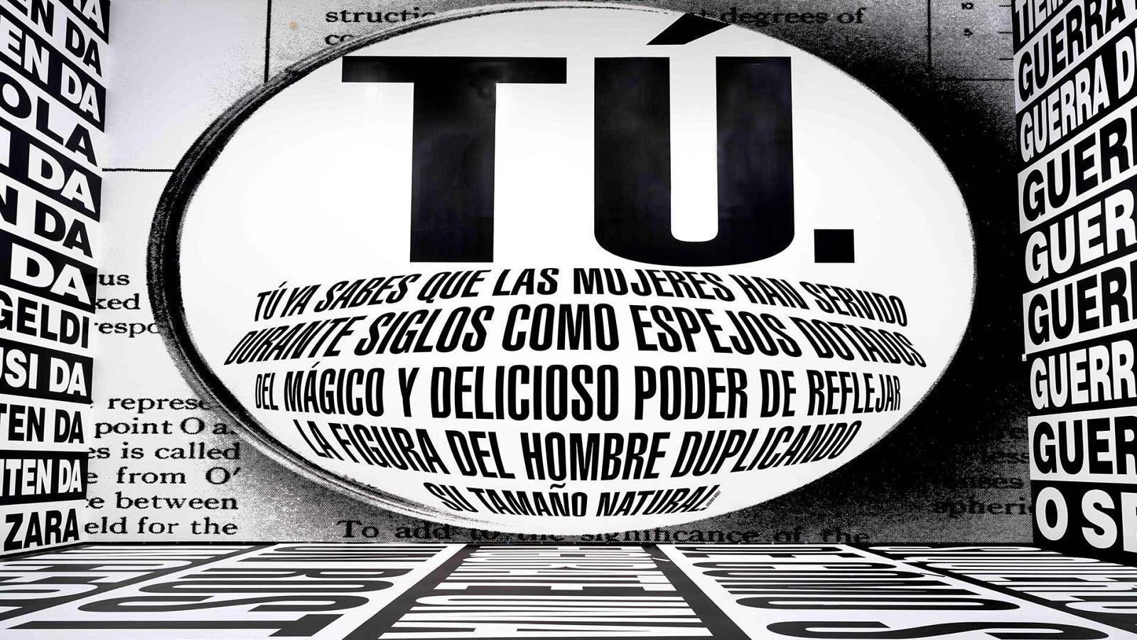 Barbara Kruger invita a la reflexión en el Guggenheim