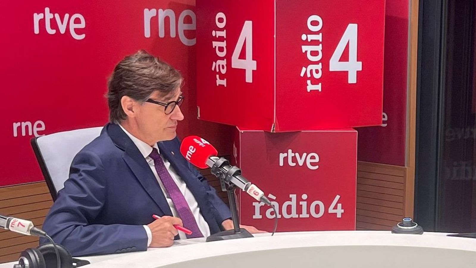 El president de la Generalitat entrevistat a RNE
