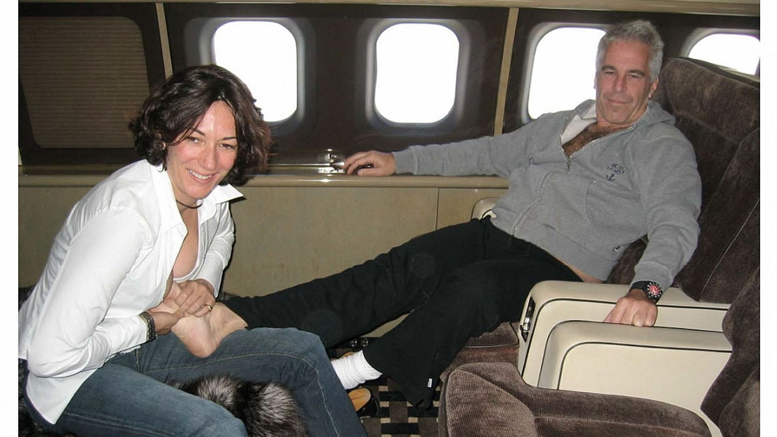 Ghislaine Maxwell y Jeffrey Epstein en una imagen de archivo