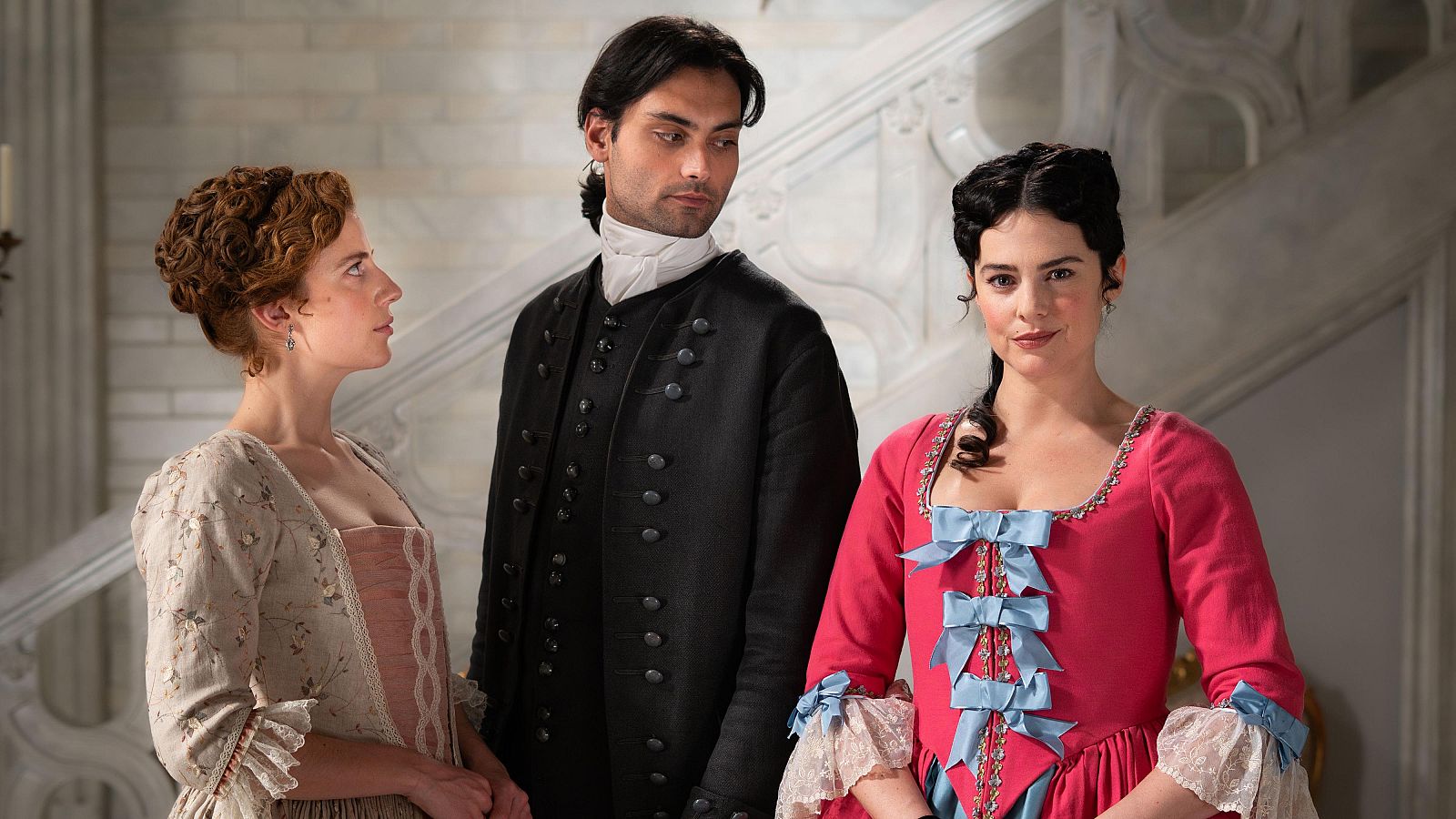 Rocío Suárez de Puga, Marco Pernas y Cristina Abad