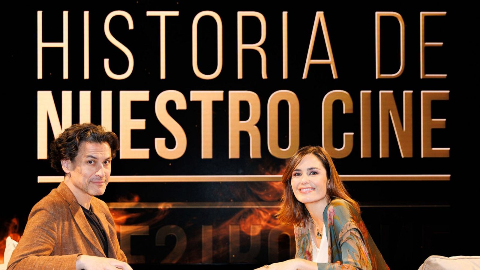 Elena S. Sánchez, con Rodrigo Cortés