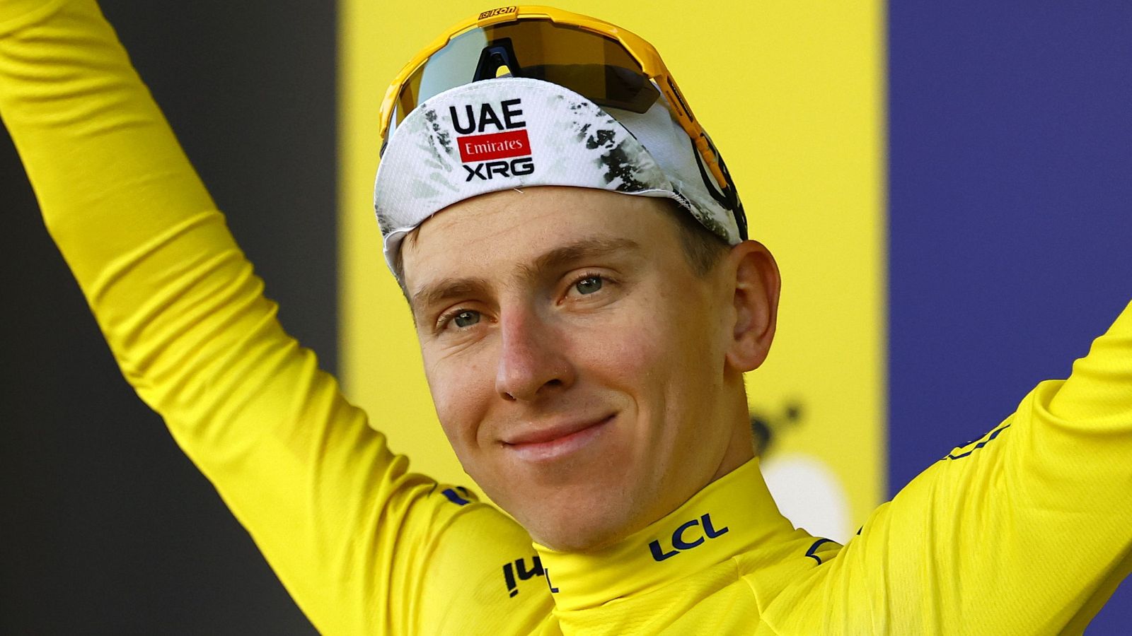 Pogacar se puso al frente de la general del Tour tras quedara segundo en la contrarreloj.