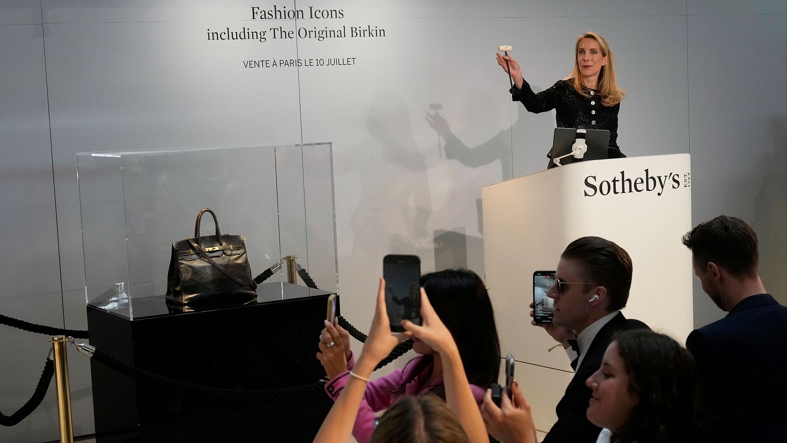 Subasta del bolso Birkin