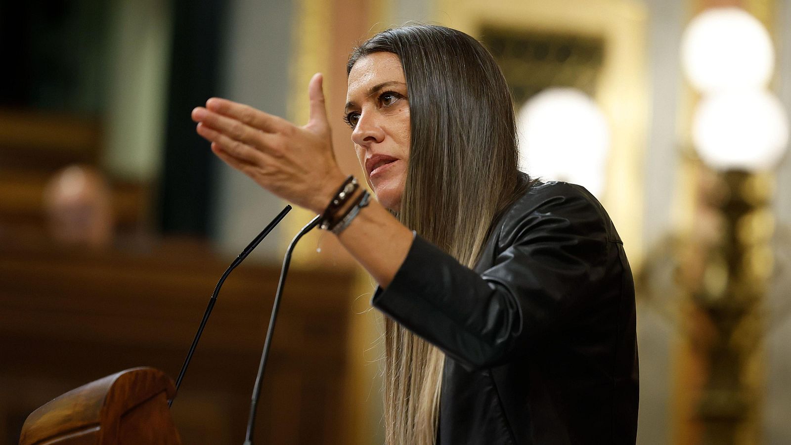 La portavoz de Junts en el Congreso, Miriam Nogueras