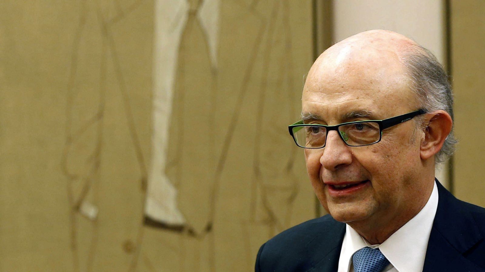 El ministro de Hacienda, Cristóbal Montoro, ante la Comisión de Presupuestos en el Congreso