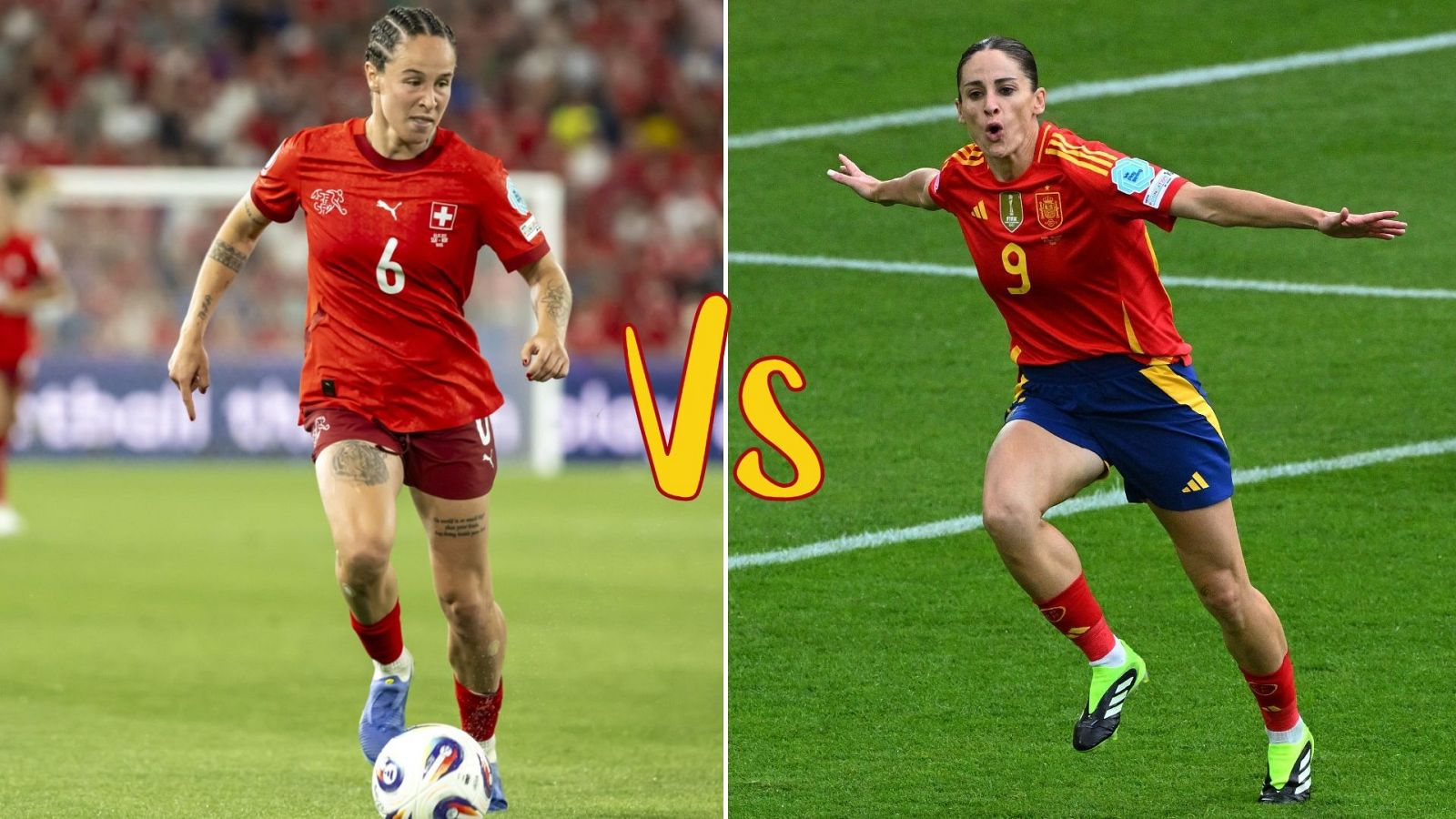 Suiza y España se cruzarán en cuartos de final de la Eurocopa 2025