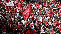 "Lula presidente" versus "A la cárcel", reflejo de un Brasil dividido