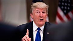 Trump amenaza con suspender la ayuda a los palestinos si no se sientan a negociar la paz