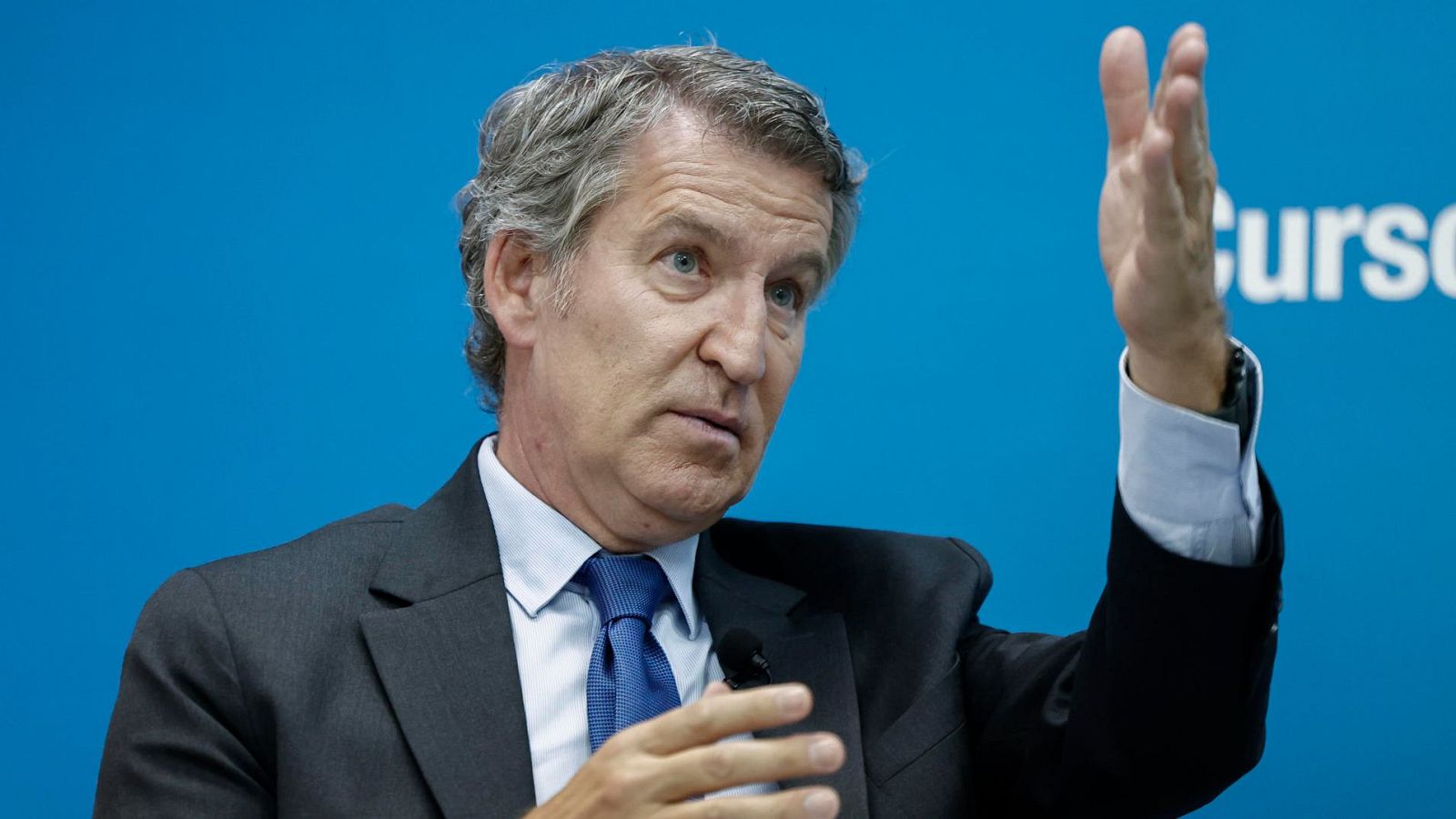 El líder del PP, Alberto Núñez Feijóo