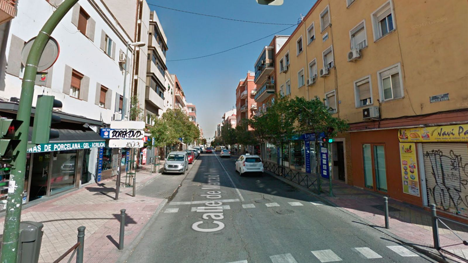 Calle Marcelo Usera, en la que se produjo el atropello mortal