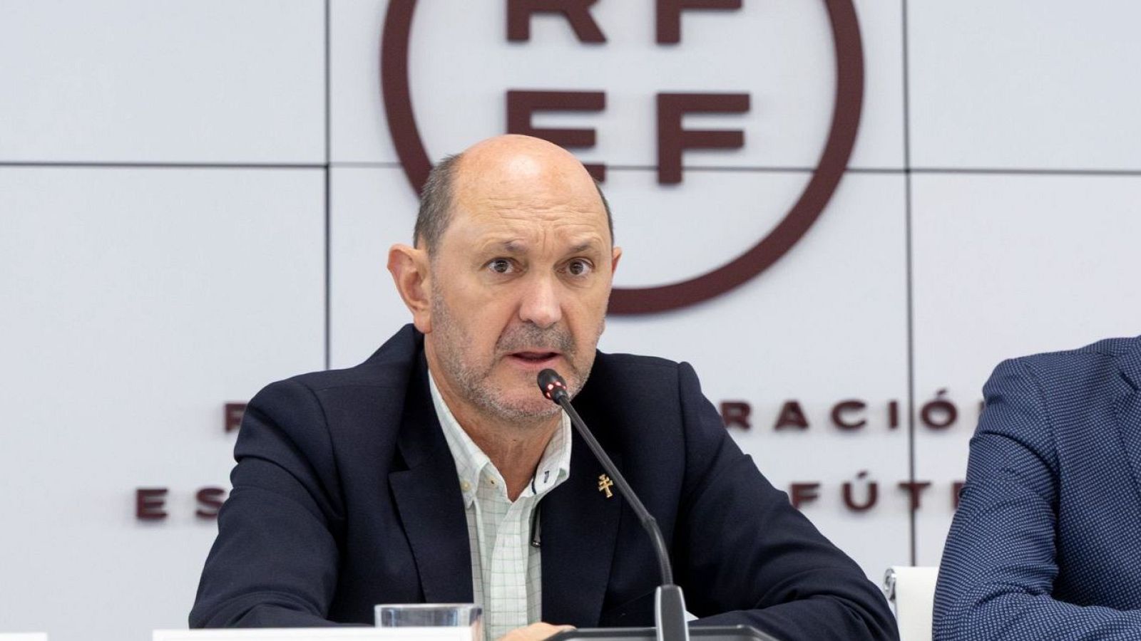 El presidente de la RFEF, Rafael Louzán.