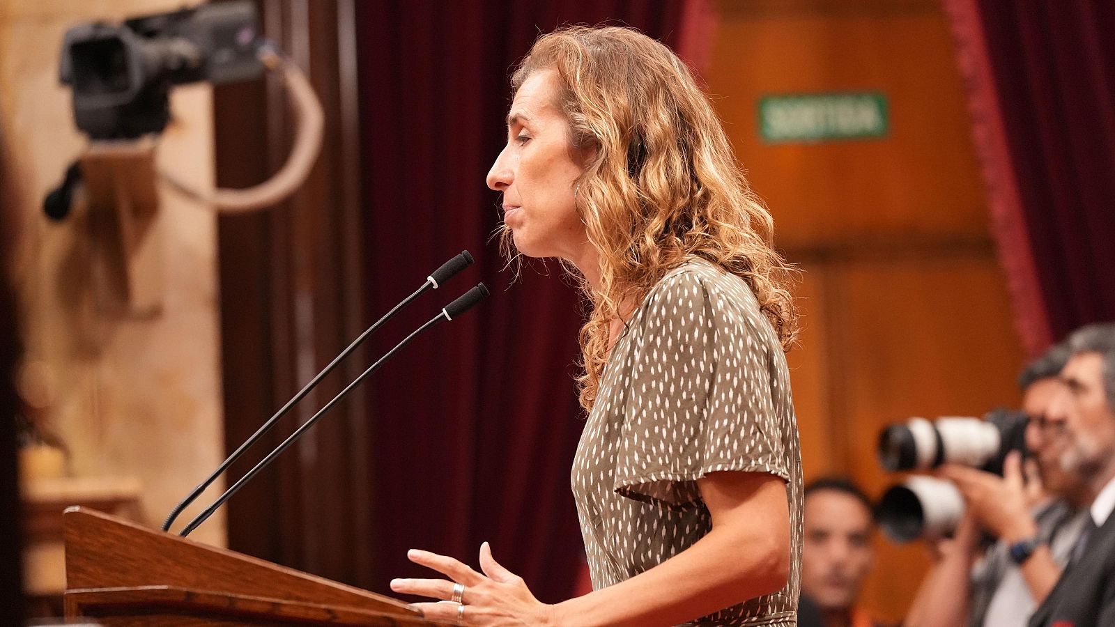 La diputada Laia Estrada al Parlament