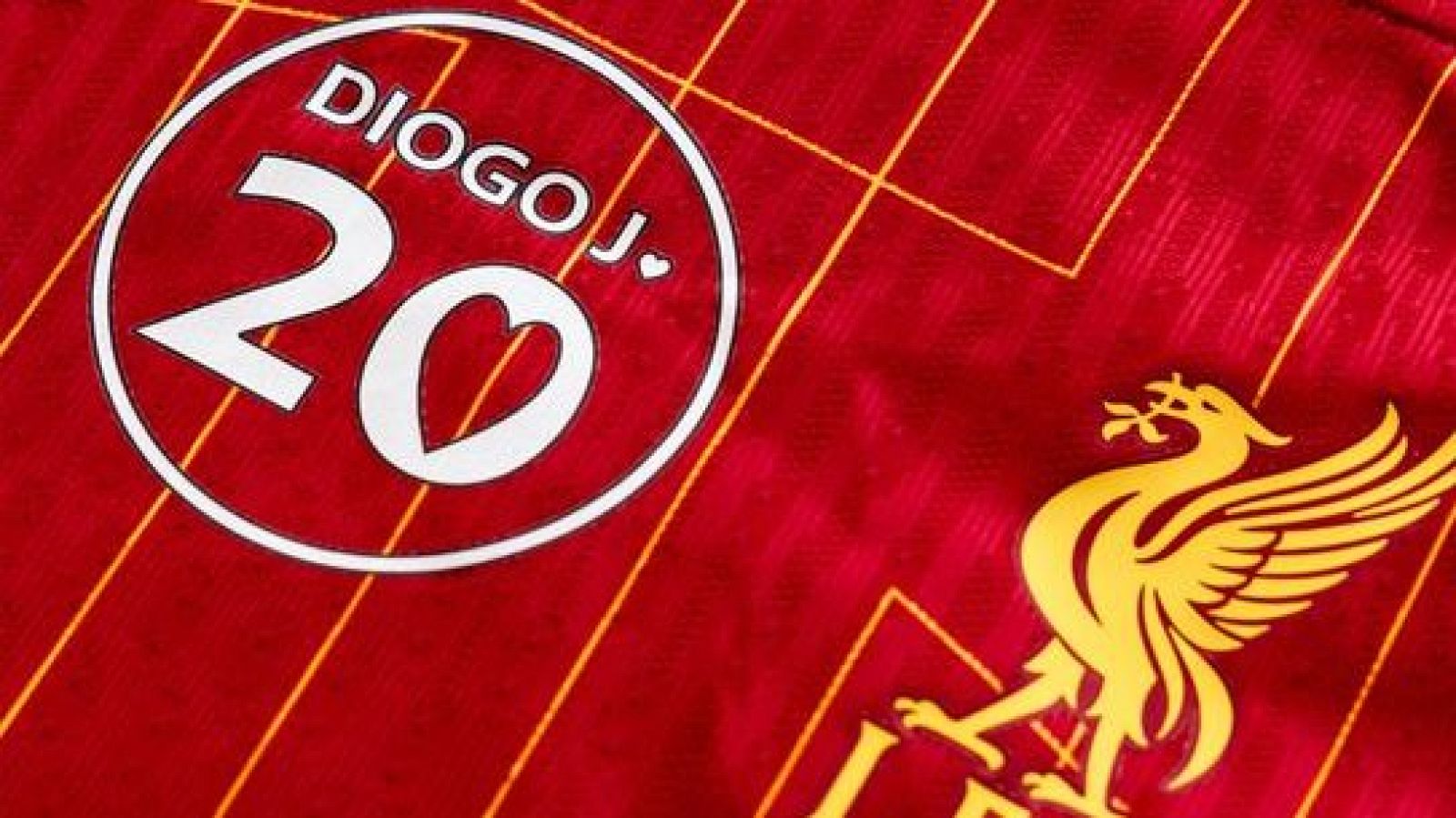 Diego Jota, homenajeado en la camiseta del Liverpool con el 'Forever 20'