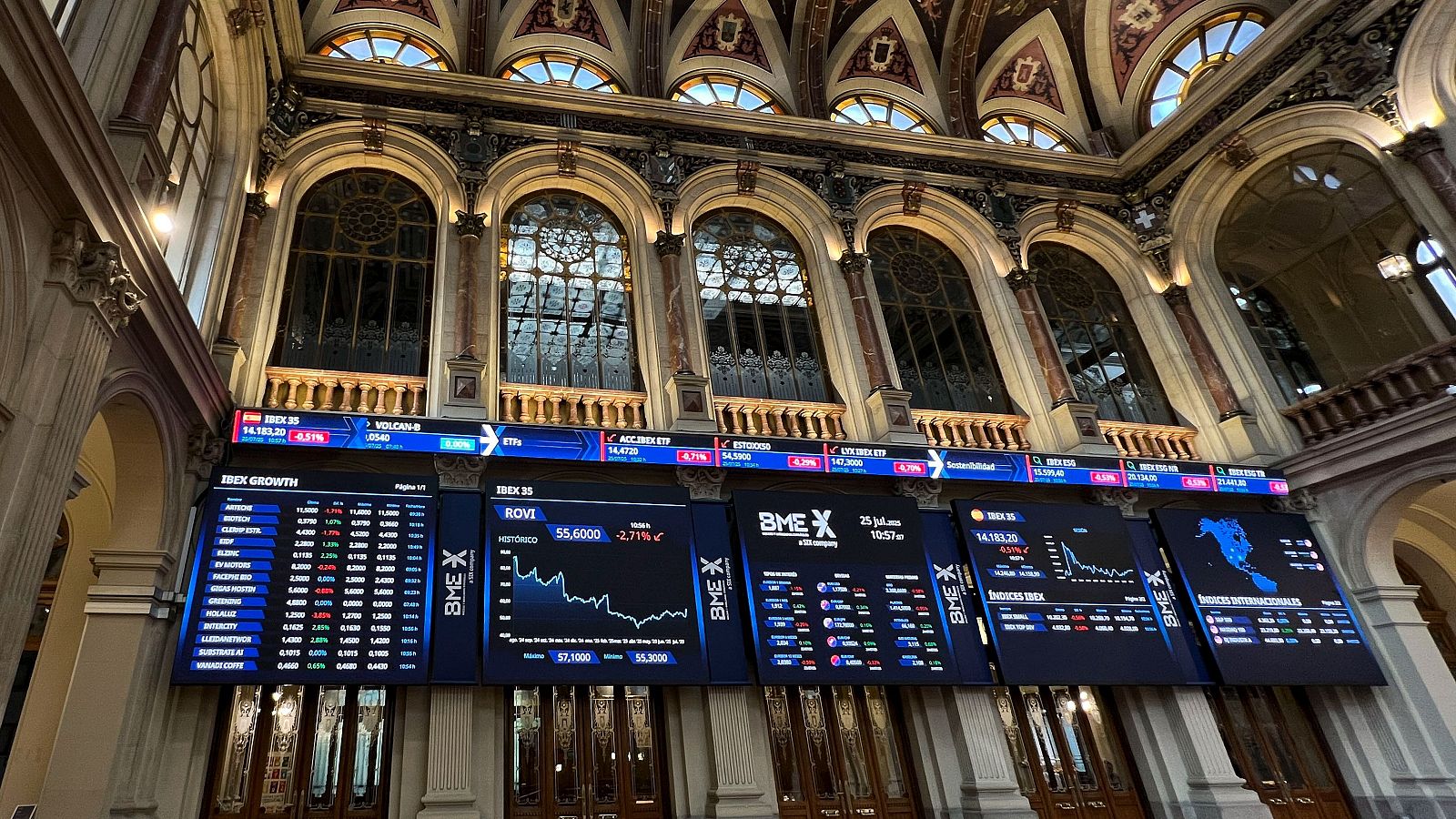 El parqué español ha acogido con optimimismo el acuerdo comercial entre Washington y Bruselas.