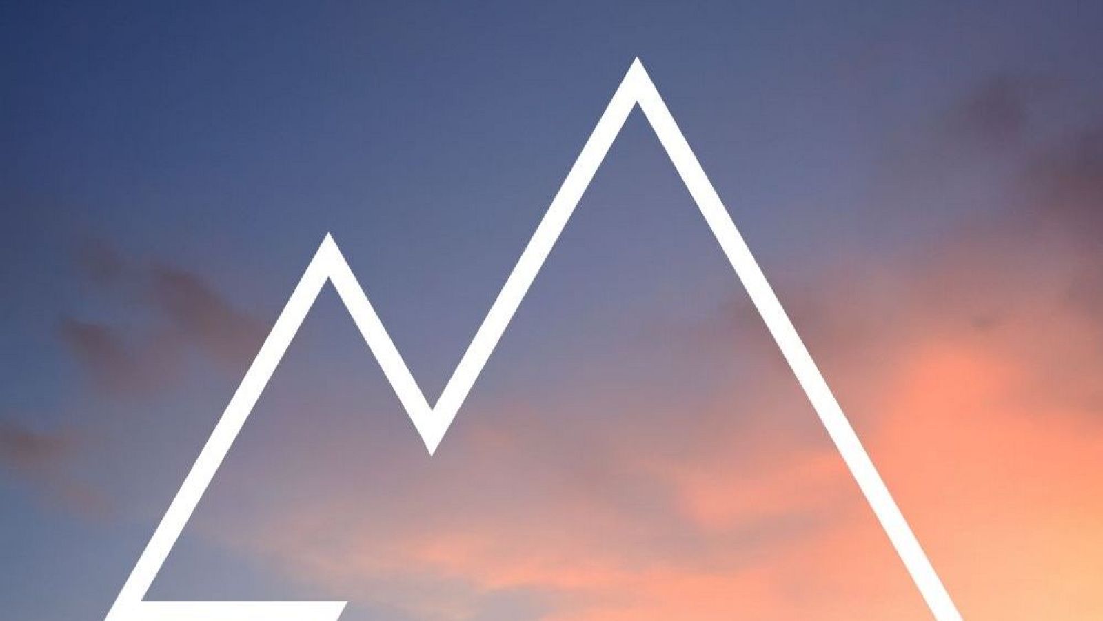 Imagen de atardecer con diseño geométrico blanco superpuesto, mostrando el texto "bbk2 Noticias" en la esquina superior izquierda.