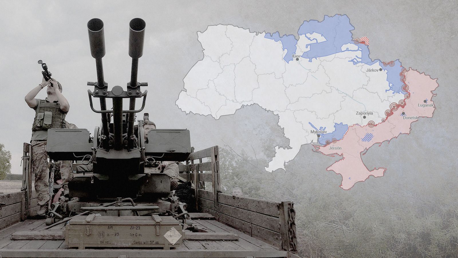 Los mapas de agosto de 2025 de la guerra en Ucrania