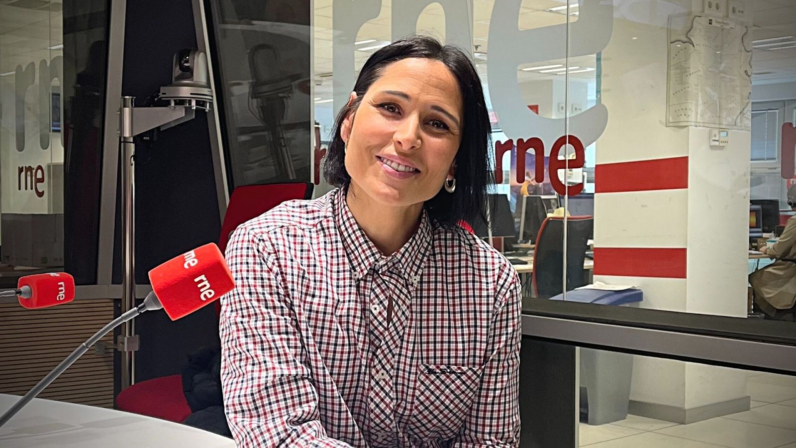 Rosa López en la entrevista en 'Patio de voces'