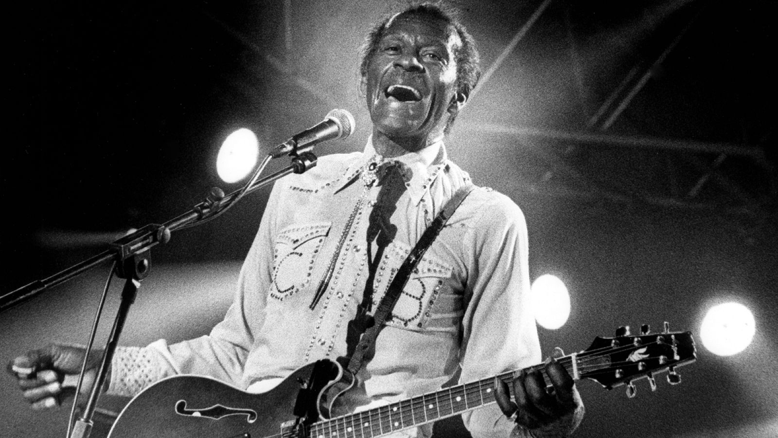 Imagen de archivo de Chuck Berry durante un concierto.