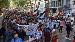 Barcelona se suma a l'onada de protestes en defensa dels palestins