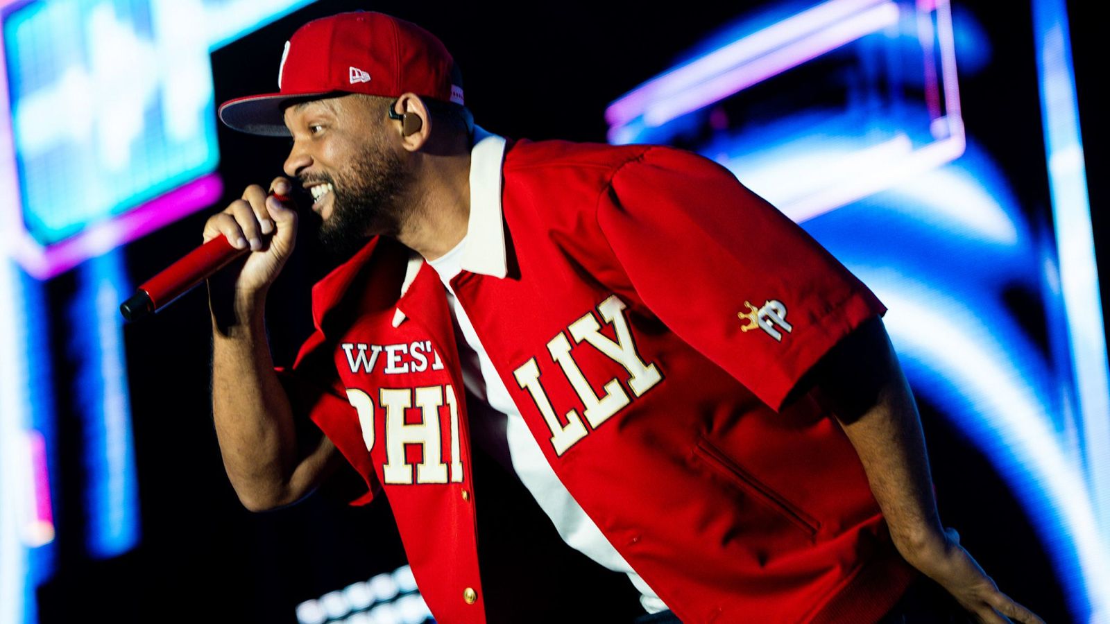 El estadounidense Will Smith, en un momento de su actuación en Dreambeach 2025