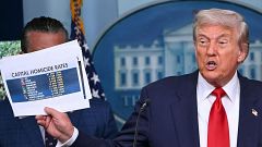 Trump anuncia el despliegue de la Guardia Nacional en Washington para combatir la "crisis de seguridad"