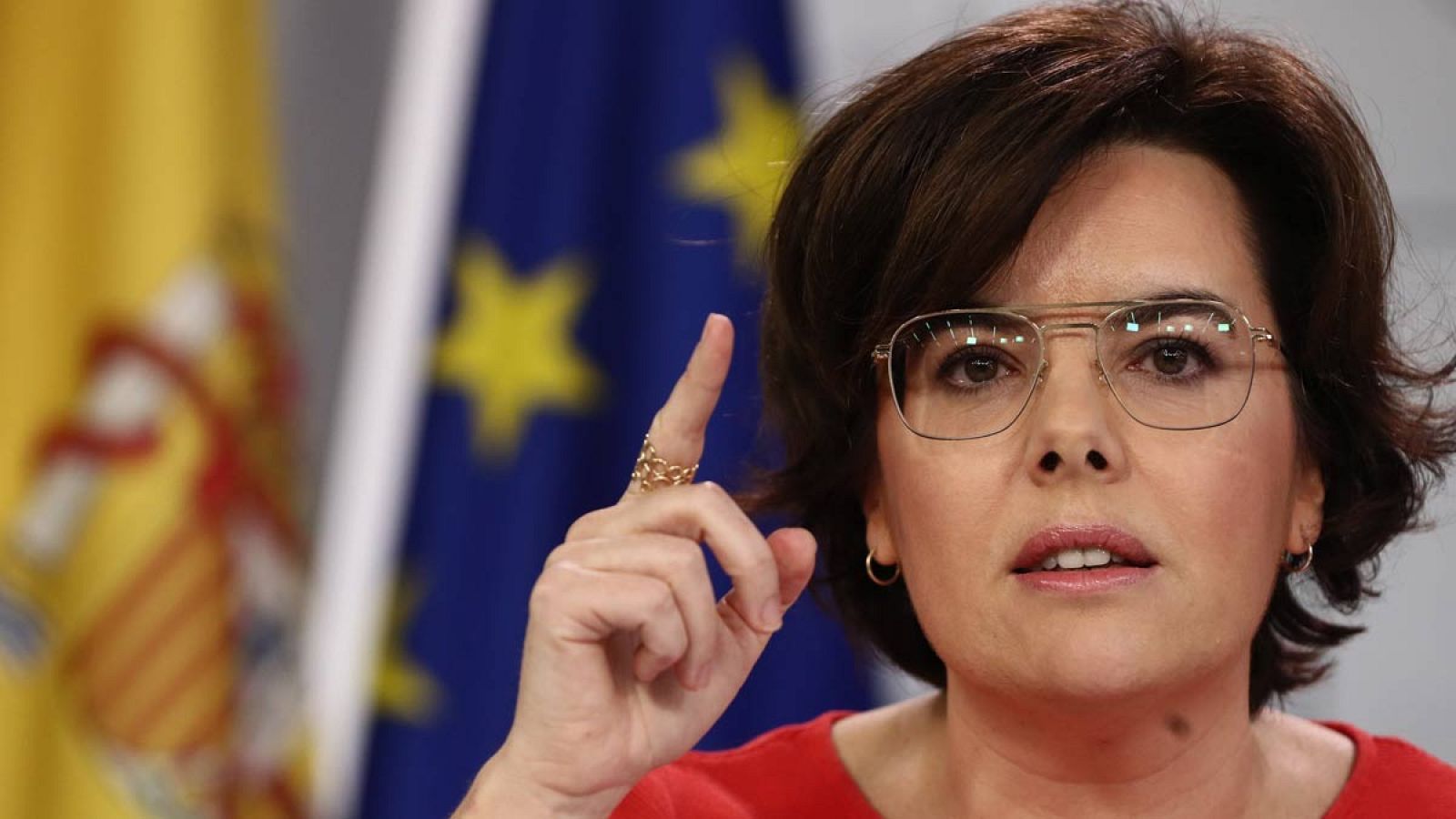 Soraya Sáenz de Santamaría, vicepresidenta del Gobierno