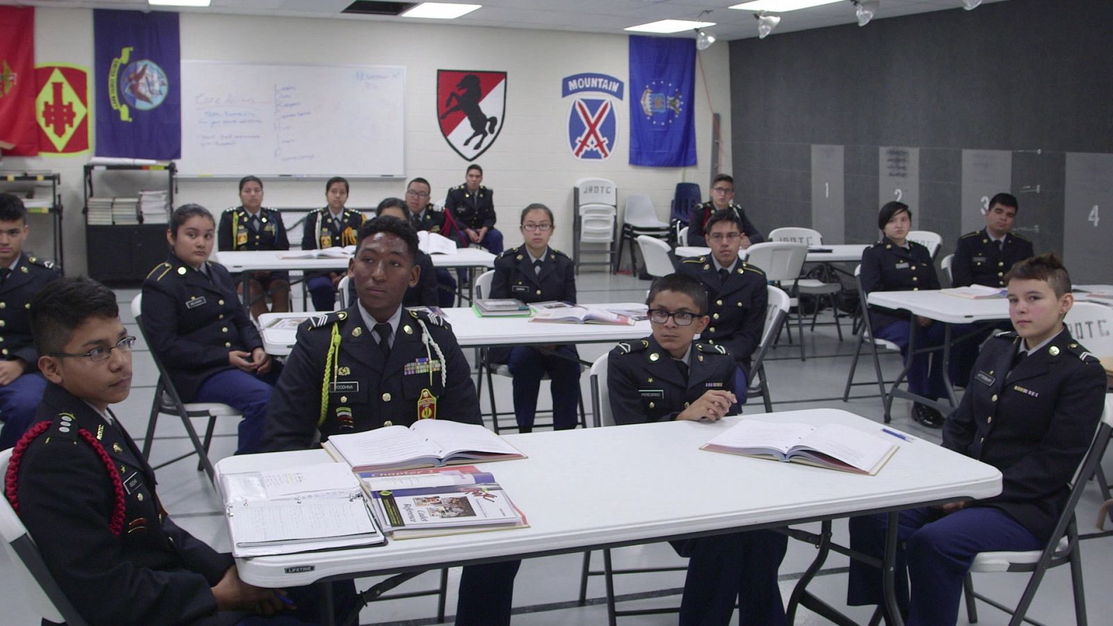 Alumnos del ejército estadounidense