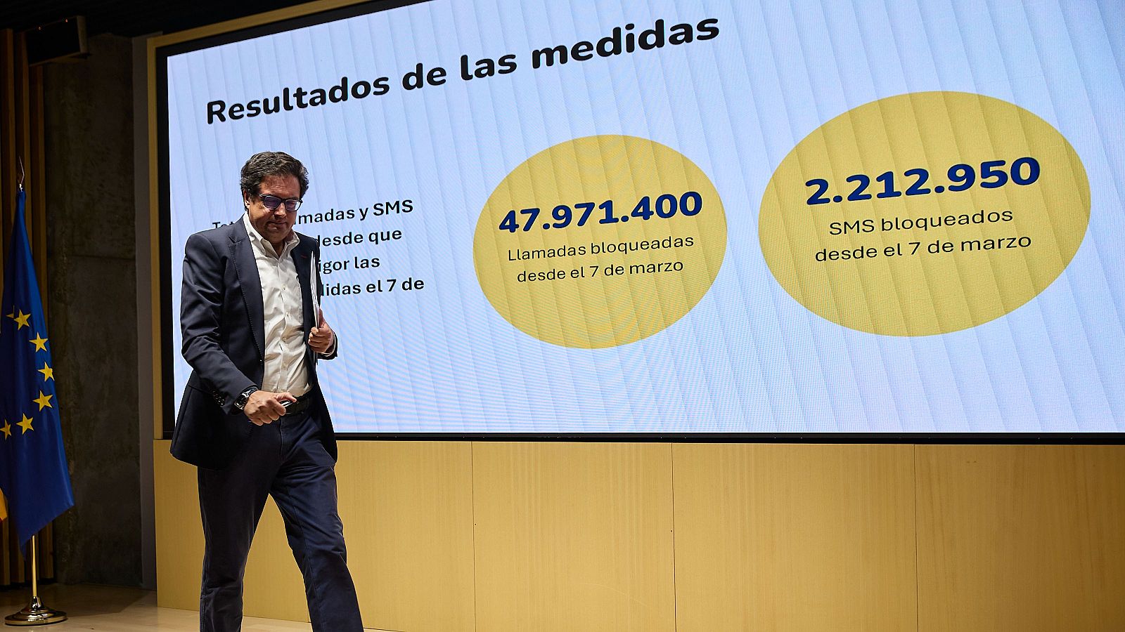 Bloqueadas 48 millones de llamadas y 2,2 millones de SMS fraudulentos en el marco del plan antiestafas del Gobierno