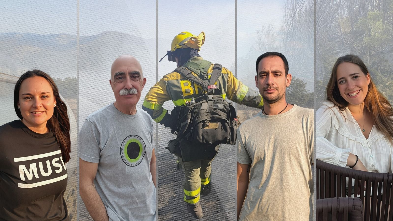 Cinco personas hablan de los incendios forestales de León y Zamora