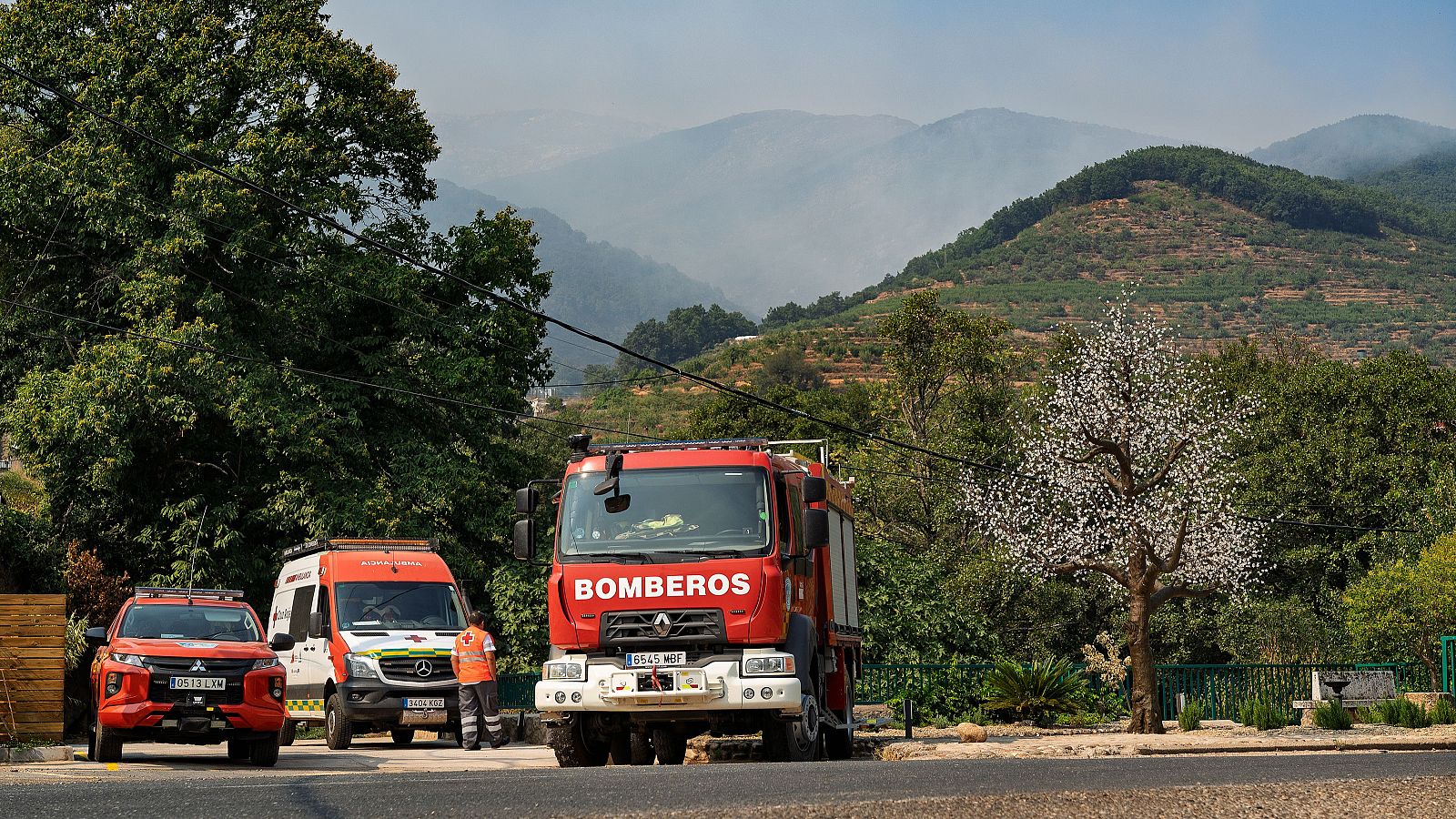 Estabilizado el incendio de Jarilla, Cáceres.
