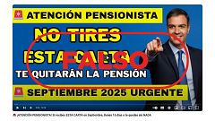 Los pensionistas no recibirán en septiembre esta carta de la Seguridad Social para quitarles la paga