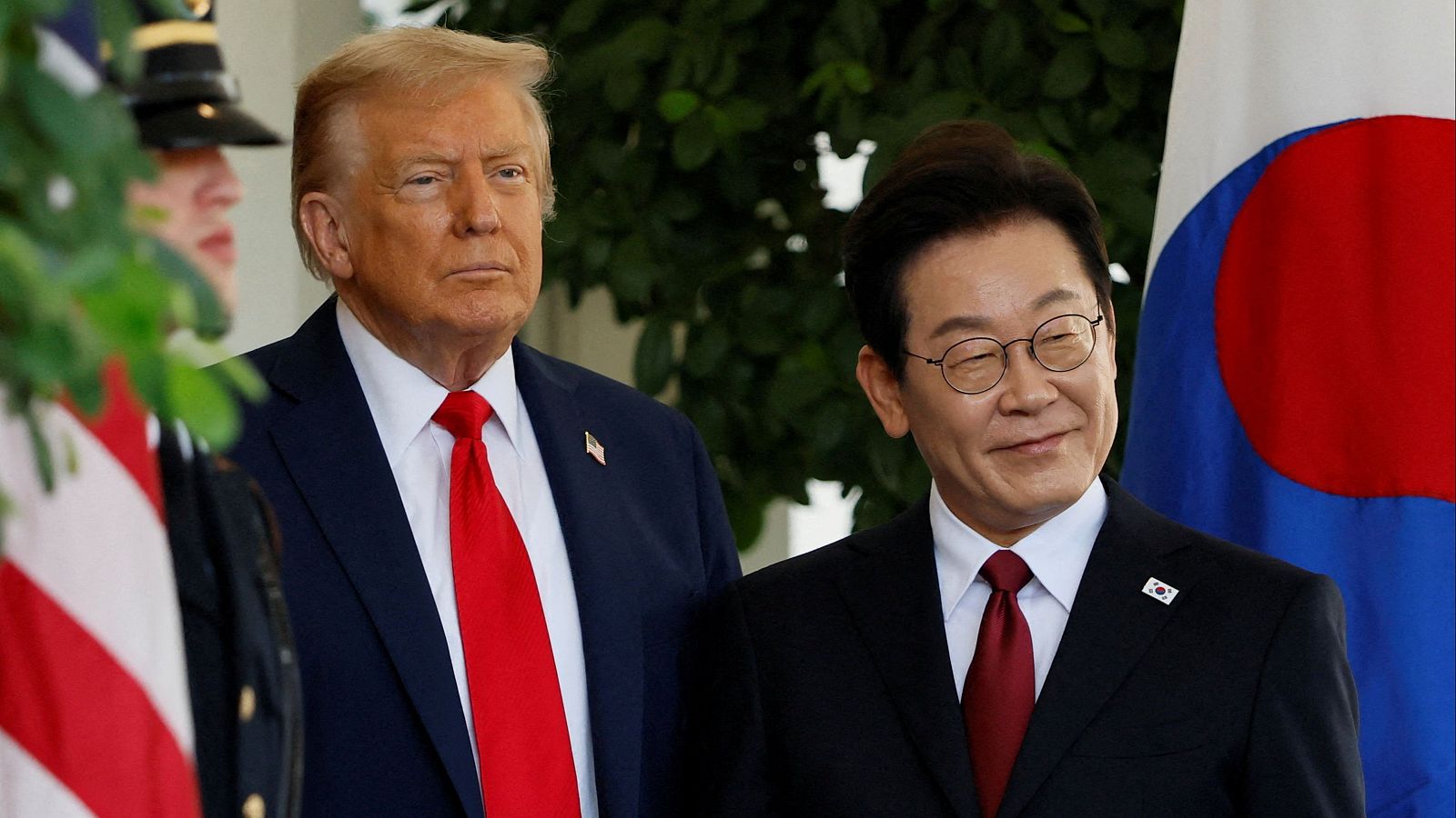 Reunión entre el presidente estadounidense, Donald Trump, y surcoreano, Lee Jae-myung
