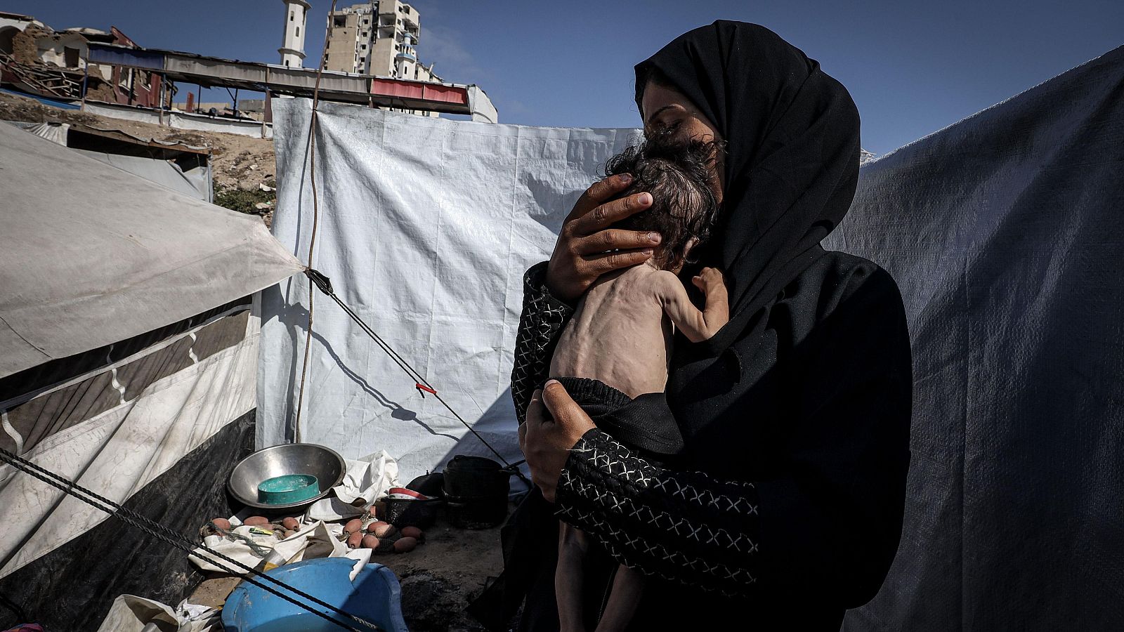 La ONU señala que la hambruna en Gaza es una "crisis provocada por el hombre"