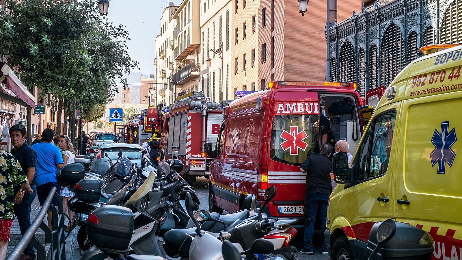 Imagen de archivo de los bomberos de Málaga
