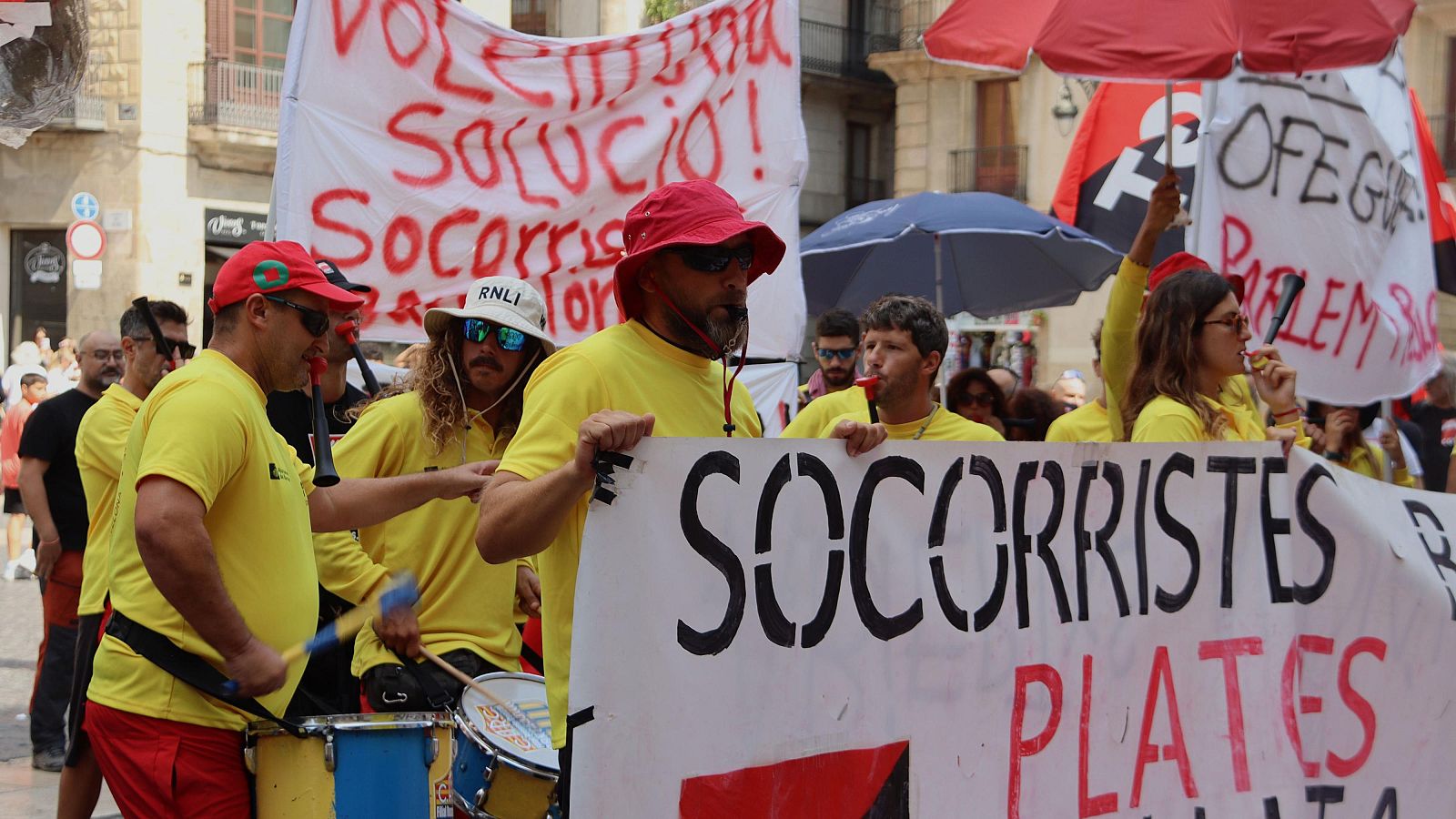 Els socorristes estaven en peu de guerra des de l'1 d'agost per reclamar millores al servei