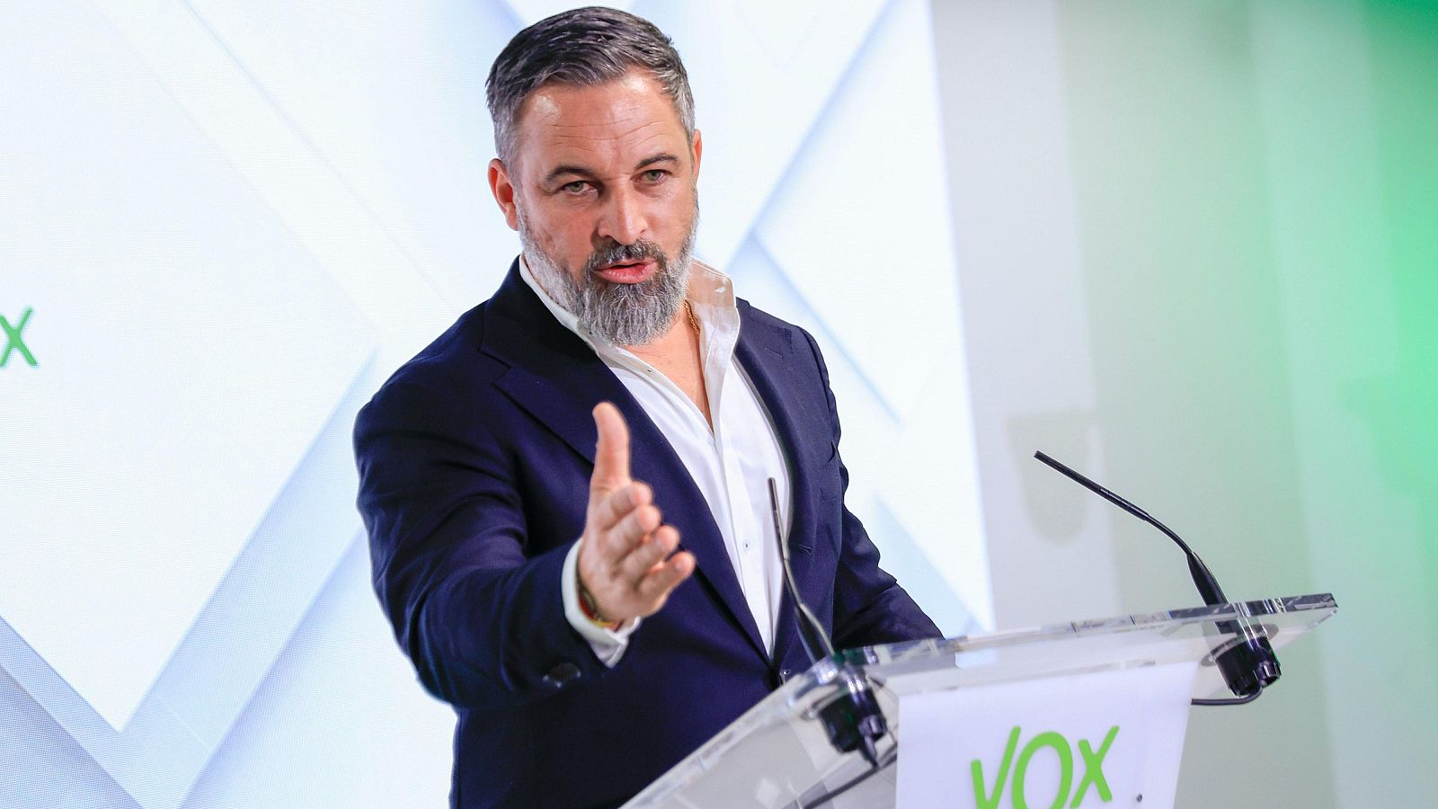 El líder de Vox, Santiago Abascal, en una imagen de archivo