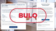 El Ministerio de Sanidad no pide que actualices tu tarjeta sanitaria, es un fraude