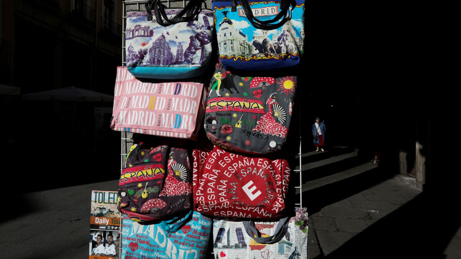 Artículos de recuerdo para turistas en Madrid